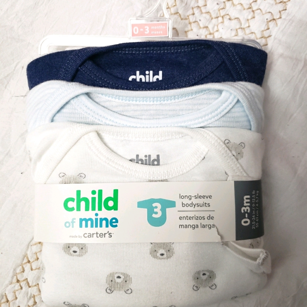 3-Pack Long Sleeve Onsies
